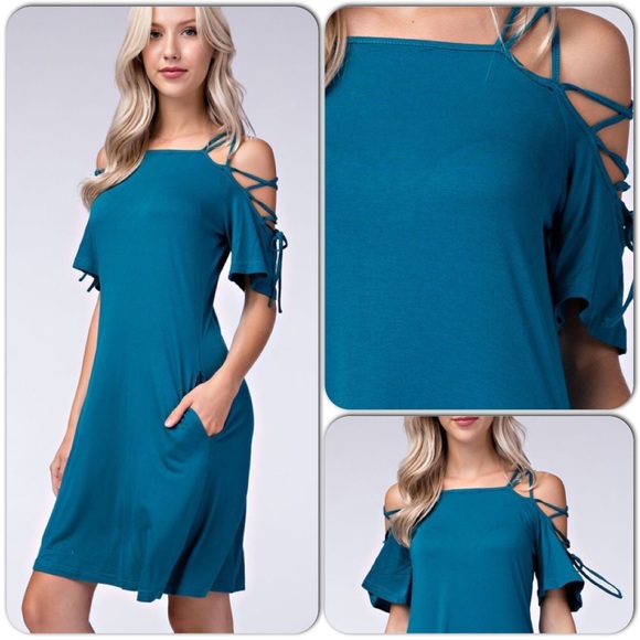 Son Paises Dresses & Skirts - Blue Dress-Last One